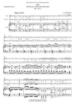 Trio c-Moll Op.1 Nr. 3 (Ludwig van Beethoven) 