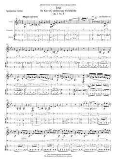 Trio c-Moll Op.1 Nr. 3 (Ludwig van Beethoven) 