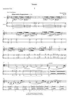 Sonate c-Moll Op 45 für Viola und Klavier von Edvard Grieg im Alle Noten Shop kaufen