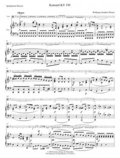 Konzert G-Dur KV 191 von Wolfgang Amadeus Mozart für Viola und Orchester im Alle Noten Shop kaufen