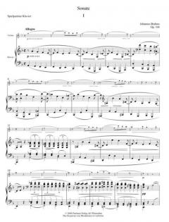 Sonate d-Moll für Klavier und Violine Op. 108 von Johannes Brahms im Alle Noten Shop kaufen