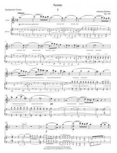 Sonate d-Moll für Klavier und Violine Op. 108 von Johannes Brahms im Alle Noten Shop kaufen