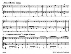 Aus einem Spielbuch von 1740 