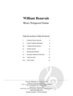 Blues Tempered Guitar von William Beauvais 