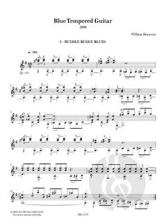 Blues Tempered Guitar von William Beauvais 