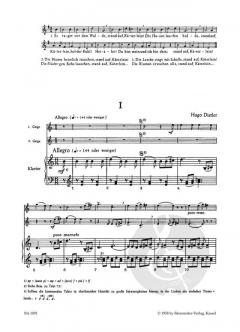 Sonate über alte deutsche Volkslieder op. 15a von Hugo Distler 