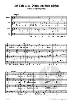 Sechs kleine Motetten (Ernst Pepping) 