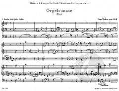 Orgelsonate (Trio) von Hugo Distler im Alle Noten Shop kaufen