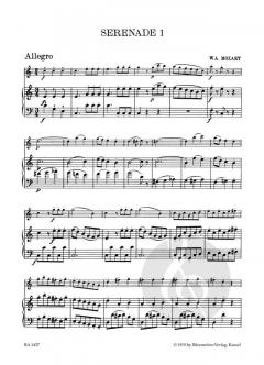 Serenaden KV 439b - Heft 1 (W.A. Mozart) 