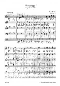 Mörike-Chorliederbuch Teil 1 op. 19 (Hugo Distler) 