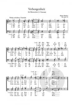 Mörike-Chorliederbuch Teil 3 op. 19 (Hugo Distler) 