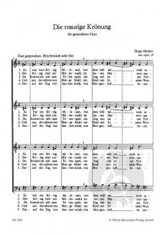 Die traurige Krönung (Hugo Distler) 