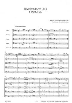 5 Divertimenti (W.A. Mozart) 