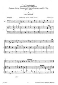 4 Vortragsstücke (Hubert Kross) 