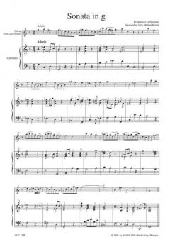 2 Sonaten von Francesco Geminiani 