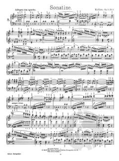 32 Sonatinen, Rondos und Vortragsstücke Band 1 von Muzio Clementi 