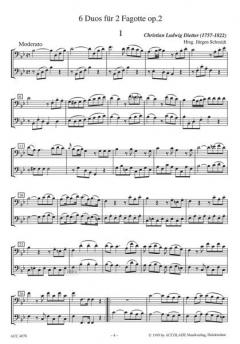 6 Duos Op. 2 (Christian Ludwig Dietter) 