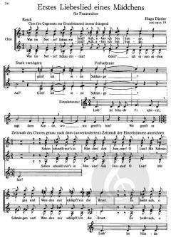 Erstes Liebeslied eines Mädchens (Hugo Distler) 