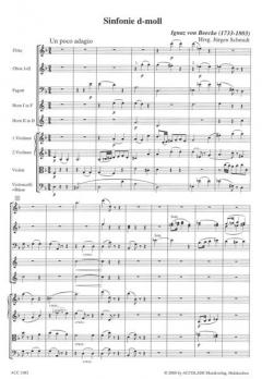 Sinfonie D-Moll von Ignaz von Beecke 