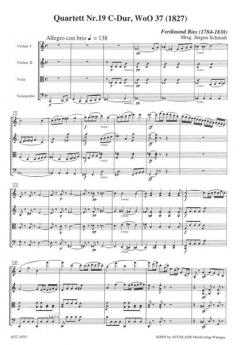 Quartett 19 C-Dur Woo 37 von Franz Ries 
