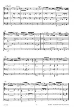 Quartett B-Dur Op. 5/3 von Franz Vincenz Krommer 