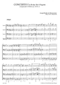Concerto B-Dur Op. 15/1 (Joseph Bodin de Boismortier) 