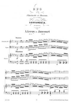 Duo über La Sonnambula von Bellini 