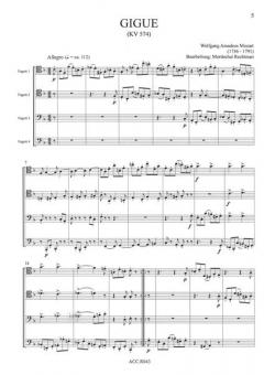 Menuett KV 576B und Gigue KV 574 (W.A. Mozart) 