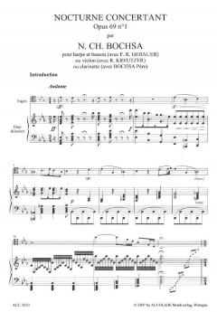 Nocturne Concertant Op. 69/1 (Robert Nicolas-Charles Bochsa) 