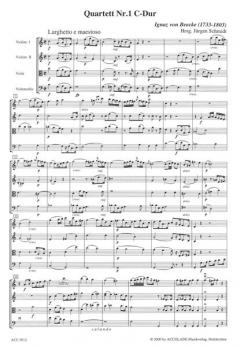 Quartett 1 C-Dur von Ignaz von Beecke 