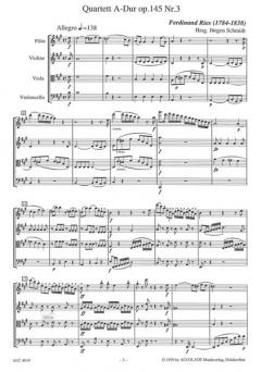Quartett 3 A-Dur Op. 145 (Ferdinand Ries) 