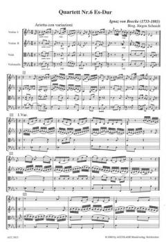 Quartett 6 Es-Dur von Ignaz von Beecke 