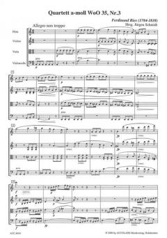 Quartett A-Moll Woo 35/3 (Ferdinand Ries) 