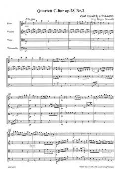 Quartett C-Dur Op. 28/2 (Paul Wranitzky) 
