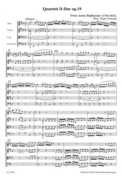 Quartett D-Dur Op. 19 (Franz Anton Hoffmeister) 