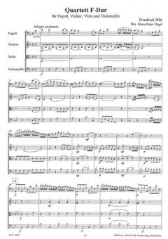 Quartett F-Dur (Friedrich Witt) 