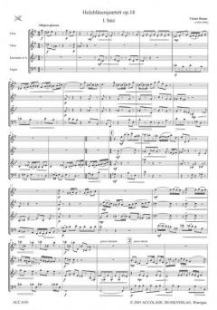 Quartett Op. 18 von Victor Bruns für Holzbläser Quartett im Alle Noten Shop kaufen