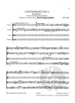 Die Kunst der Fuge BWV 1080 von Johann Sebastian Bach 