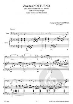 Notturno 2 über Arien von Mozart und Rossini (François-René Gebauer) 