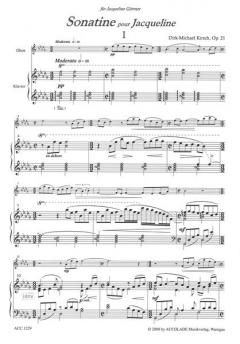 Sonatine Pour Jacqueline Op. 21 