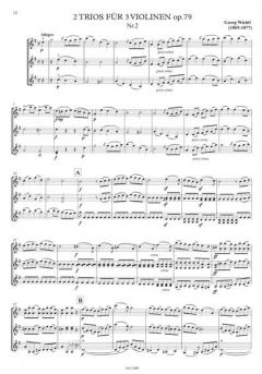 2 Trios Op. 79 von Georg Wichtl 
