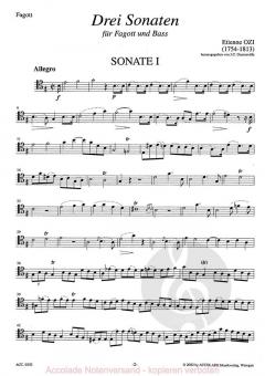 3 Sonaten von Etienne Ozi 