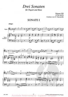 3 Sonaten von Etienne Ozi 