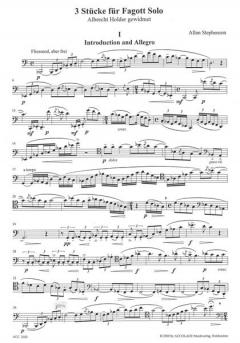 3 Stücke von Allan Stephenson 