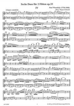 6 Duos Op. 33 Band 2 von Paul Wranitzky 