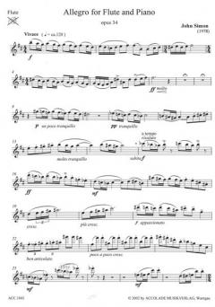 Allegro Op. 34 von John Simon 