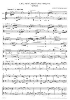 Duo von Allan Stephenson für Holzbläser Duo im Alle Noten Shop kaufen