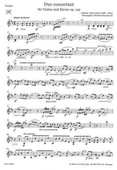 Duo Concertant Op. 149 von Johann Peter Pixis 