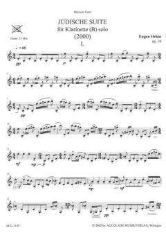 Jüdische Suite (2000) von Eugen Orkin 