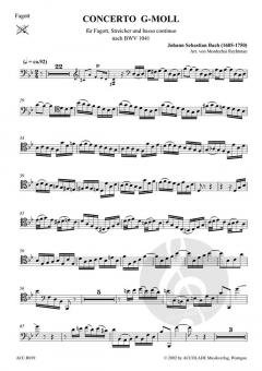 Konzert in g-Moll BWV 1041 (J.S. Bach) 